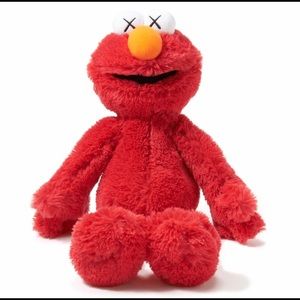 Kaws x Sesame Street x Uniqlo Elmo plush